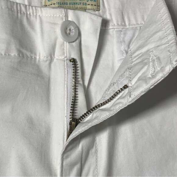 Caribbean Joe Women’s Chino Shorts in White - Picture 6 of 9